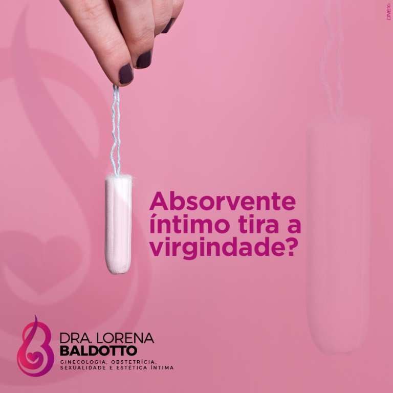 Absorvente interno tira a virgindade?