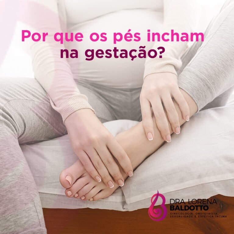 Por que os pés incham na gestação?