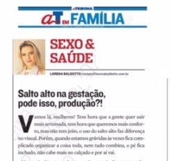Salto Alto na gestação