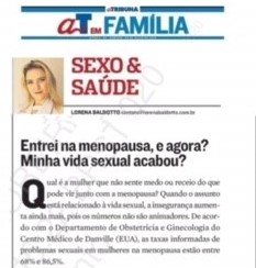 Entrei na menopausa Entrei na menopausa