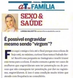 engravidar mesmo sendo virgem