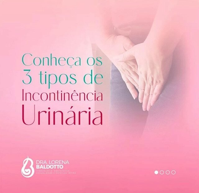 3 tipos de incontinência urinária 4 incontinência Urinária