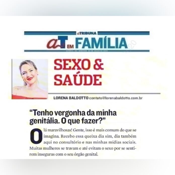 coluna 2 Tenho vergonha da minha genitália