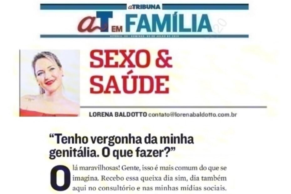 Tenho vergonha da minha genitália, o que fazer? 1 Tenho vergonha da minha genitália