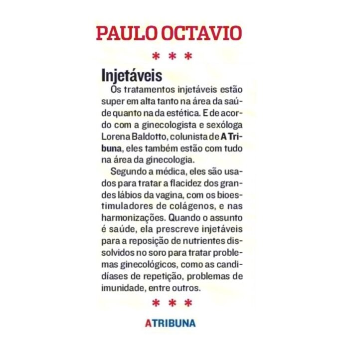 paulo injetáveis