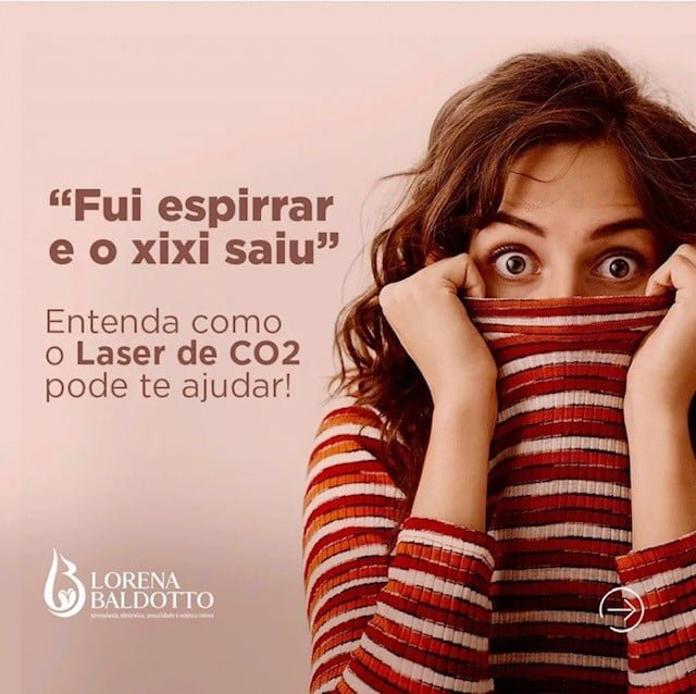 Fui espirrar e o xixi saiu