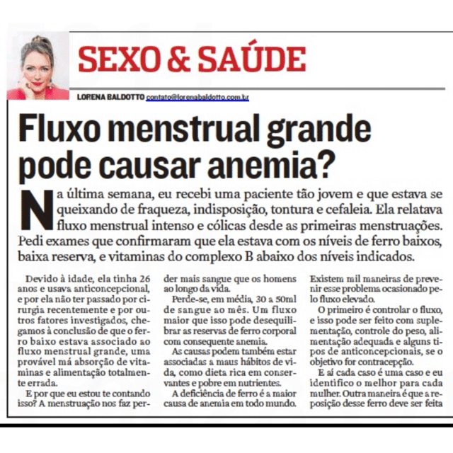 Fluxo menstrual